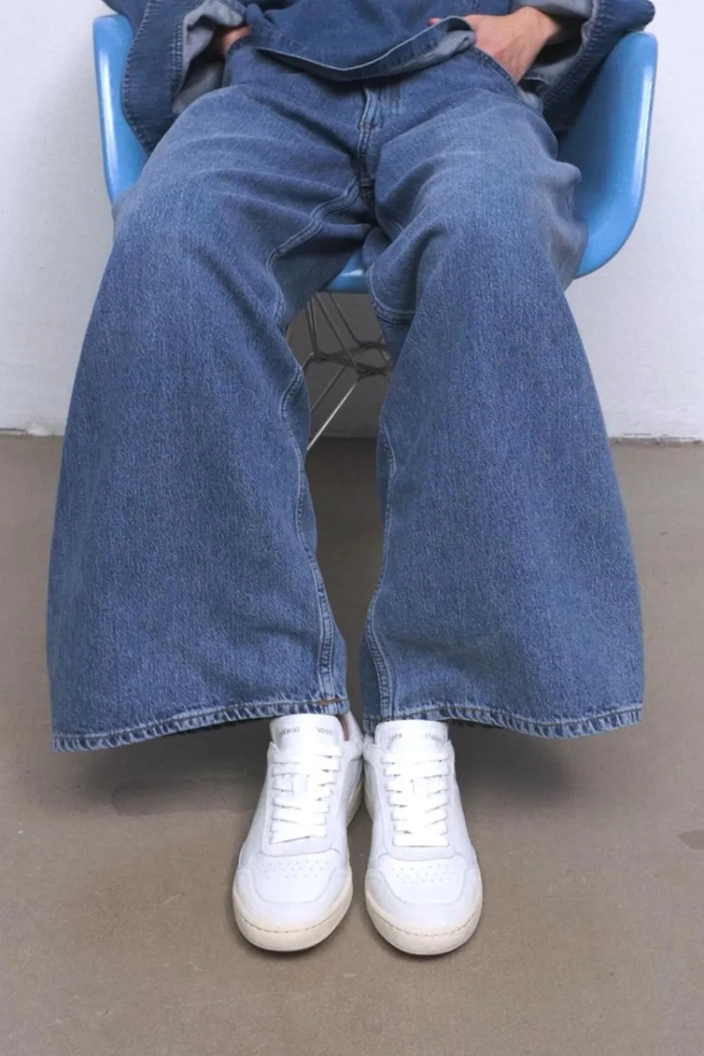 COPENHAGEN STUDIOS Cph77 Leather Mix-Dames Sneakers