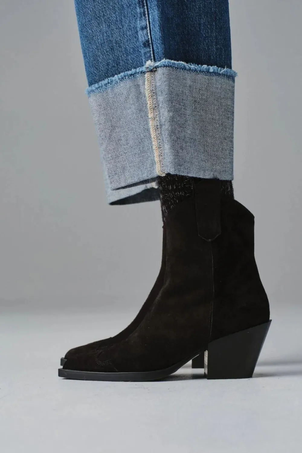 COPENHAGEN STUDIOS Cph238 Suede-Dames Westerse Laarzen
