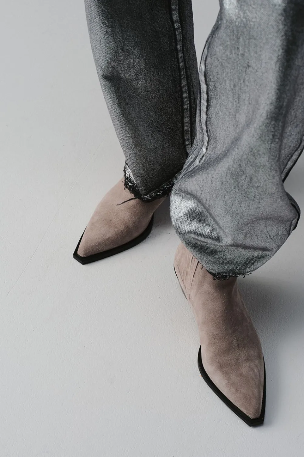 COPENHAGEN STUDIOS Cph244 Suede-Dames Westerse Laarzen
