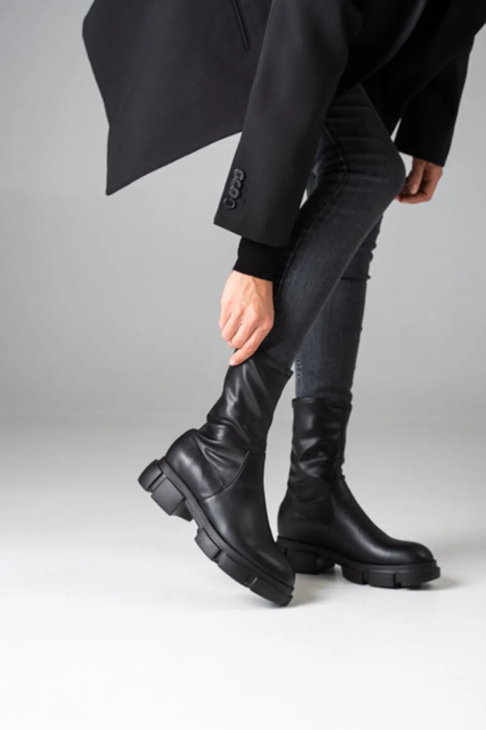 COPENHAGEN STUDIOS Cph668 Vegan Nappa-Dames Laarzen
