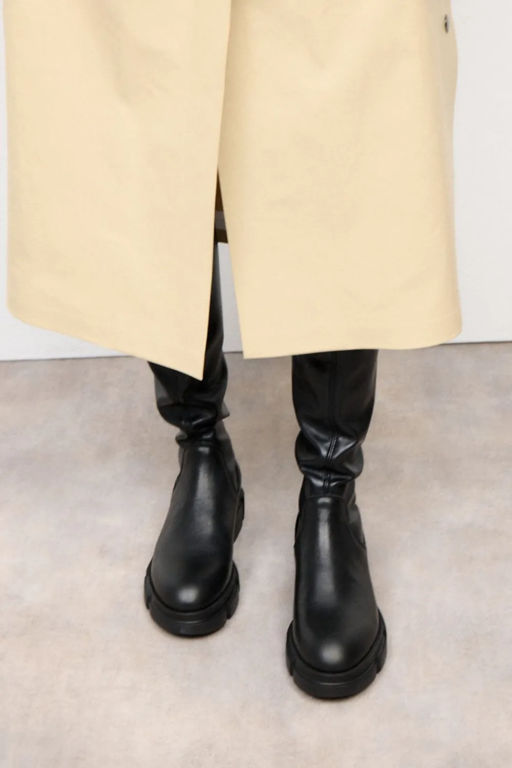 COPENHAGEN STUDIOS Cph556 Vitello/Vegan Stretch-Dames Laarzen