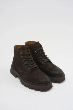COPENHAGEN STUDIOS Cph179M Waxed Suede-Heren Laarzen